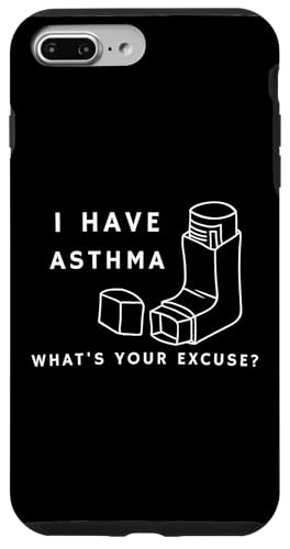 Asthma What's Your Excuse? Lustiger Asthma-Inhalator Hülle für iPhone 7 Plus/8 Plus von Asthma What's Your Excuse? Funny Asthma Inhaler