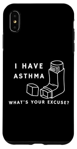 Asthma What's Your Excuse? Lustiger Asthma-Inhalator Hülle für iPhone XS Max von Asthma What's Your Excuse? Funny Asthma Inhaler