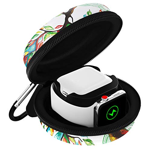 Astorgos Aufbewahrungsbox Kompatibel mit Apple Watch Serie 10/9/8/7/6/5/4/3/2/1/SE,Tragbares Reiseetui für iWatch 46mm 45mm 44mm 42mm 41mm 40mm 38mm AirPods Pro/3/2/1 Ladedock, Glück Baum Astorgos Aufbewahrungsbox Kompatibel mit Apple Watch Serie 10/9/8/7/6/5/4/3/2/1/SE,Tragbares Reiseetui für iWatch 46mm 45mm 44mm 42mm 41mm 40mm 38mm AirPods Pro/3/2/1 Ladedock, Glück Baum von Astorgos