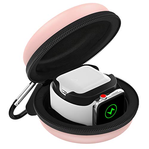Astorgos Aufbewahrungsbox Kompatibel mit Apple Watch Serie 10/9/8/7/6/5/4/3/2/1/SE,Tragbares Reiseetui für iWatch 46mm 45mm 44mm 42mm 41mm 40mm 38mm AirPods Pro/3/2/1 Ladedock, Roságold Astorgos Aufbewahrungsbox Kompatibel mit Apple Watch Serie 10/9/8/7/6/5/4/3/2/1/SE,Tragbares Reiseetui für iWatch 46mm 45mm 44mm 42mm 41mm 40mm 38mm AirPods Pro/3/2/1 Ladedock, Roságold von Astorgos