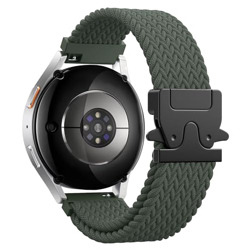Astorgos Geflochtenes Armband für Samsung Galaxy Watch 7 6 5 4 FE 40mm 44mm/Watch 6 4 Classic 43mm 47mm 42mm 46mm/5 Pro 45mm/3 41mm/Active 2, 20mm Elastisches Nylon Sport Band für Herren Damen, AG Astorgos Geflochtenes Armband für Samsung Galaxy Watch 7 6 5 4 FE 40mm 44mm/Watch 6 4 Classic 43mm 47mm 42mm 46mm/5 Pro 45mm/3 41mm/Active 2, 20mm Elastisches Nylon Sport Band für Herren Damen, AG von Astorgos