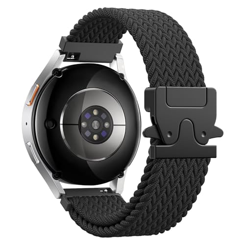 Astorgos Geflochtenes Armband für Samsung Galaxy Watch 7 6 5 4 FE 40mm 44mm/Watch 6 4 Classic 43mm 47mm 42mm 46mm/5 Pro 45mm/3 41mm/Active 2, 20mm Elastisches Nylon Sport Band für Herren Damen, SC Astorgos Geflochtenes Armband für Samsung Galaxy Watch 7 6 5 4 FE 40mm 44mm/Watch 6 4 Classic 43mm 47mm 42mm 46mm/5 Pro 45mm/3 41mm/Active 2, 20mm Elastisches Nylon Sport Band für Herren Damen, SC von Astorgos