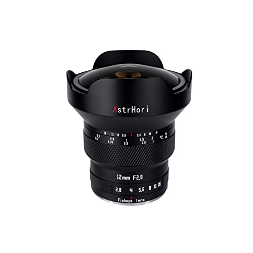 AstrHori 12mm F2.8 Manuelle Fisheye Kamera Objektiv Ultra Weitwinkel für Vollformat Nikon Z-Mount spiegellose Kameras von AstrHori