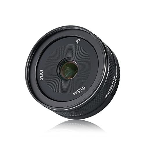 AstrHori 27 mm F2,8 II Objektiv mit großer Blende Manuelles APS-C-Objektiv Kompatibel mit Canon EF-M Mount spiegellose Kamera M, M2, M3, M5, M6, M10, M100, M50, M50II usw(Schwarz) von AstrHori