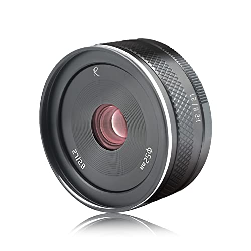 AstrHori 27 mm F2,8 II Objektiv mit großer Blende Manuelles APS-C-Objektiv Kompatibel mit Fuji Fujifilm X-Mount Mirrorless Camera X-PRO1,X-E1,X-E2,X-E3,X-H1,X-T1,X-T10,X-T2 usw.(Grau) von AstrHori
