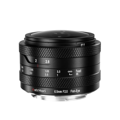 AstrHori 6,5 mm F2.0 APS-C 192° Ultra Wide Circular Fisheye Objektiv Manueller Fokus Objektiv für Sony E Mount spiegellose Kameras A6000 A6300 A6500 NEX-6 NEX-7 RX100, A7 A7S A7R II AstrHori 6,5 mm F2.0 APS-C 192° Ultra Wide Circular Fisheye Objektiv Manueller Fokus Objektiv für Sony E Mount spiegellose Kameras A6000 A6300 A6500 NEX-6 NEX-7 RX100, A7 A7S A7R II von AstrHori