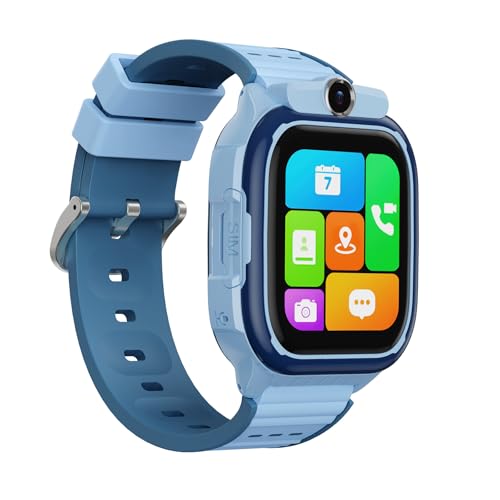 AstraMinds 4G Smartwatch Kinder mit GPS und Telefon, IP67 wasserdichte Anrufen Kinderuhr Telefonieren Mit WiFi, Videoanruf, SOS, Wecker, Kinderuhr Mädchen Junge 3–12 Jahren (Blau) AstraMinds 4G Smartwatch Kinder mit GPS und Telefon, IP67 wasserdichte Anrufen Kinderuhr Telefonieren Mit WiFi, Videoanruf, SOS, Wecker, Kinderuhr Mädchen Junge 3–12 Jahren (Blau) von AstraMinds