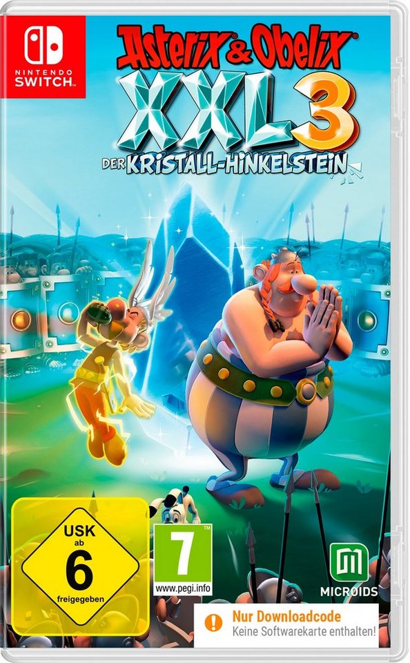Asterix & Obelix XXL3: Der Kristall-Hinkelstein Nintendo Switch, Code in the Box Asterix & Obelix XXL3: Der Kristall-Hinkelstein Nintendo Switch, Code in the Box von Astragon