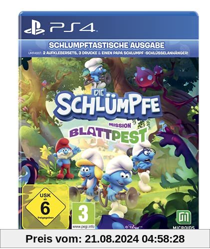 Die Schlümpfe: Mission Blattpest - Schlumpftastische Ausgabe - [Playstation 4] - Limited Edition von Astragon