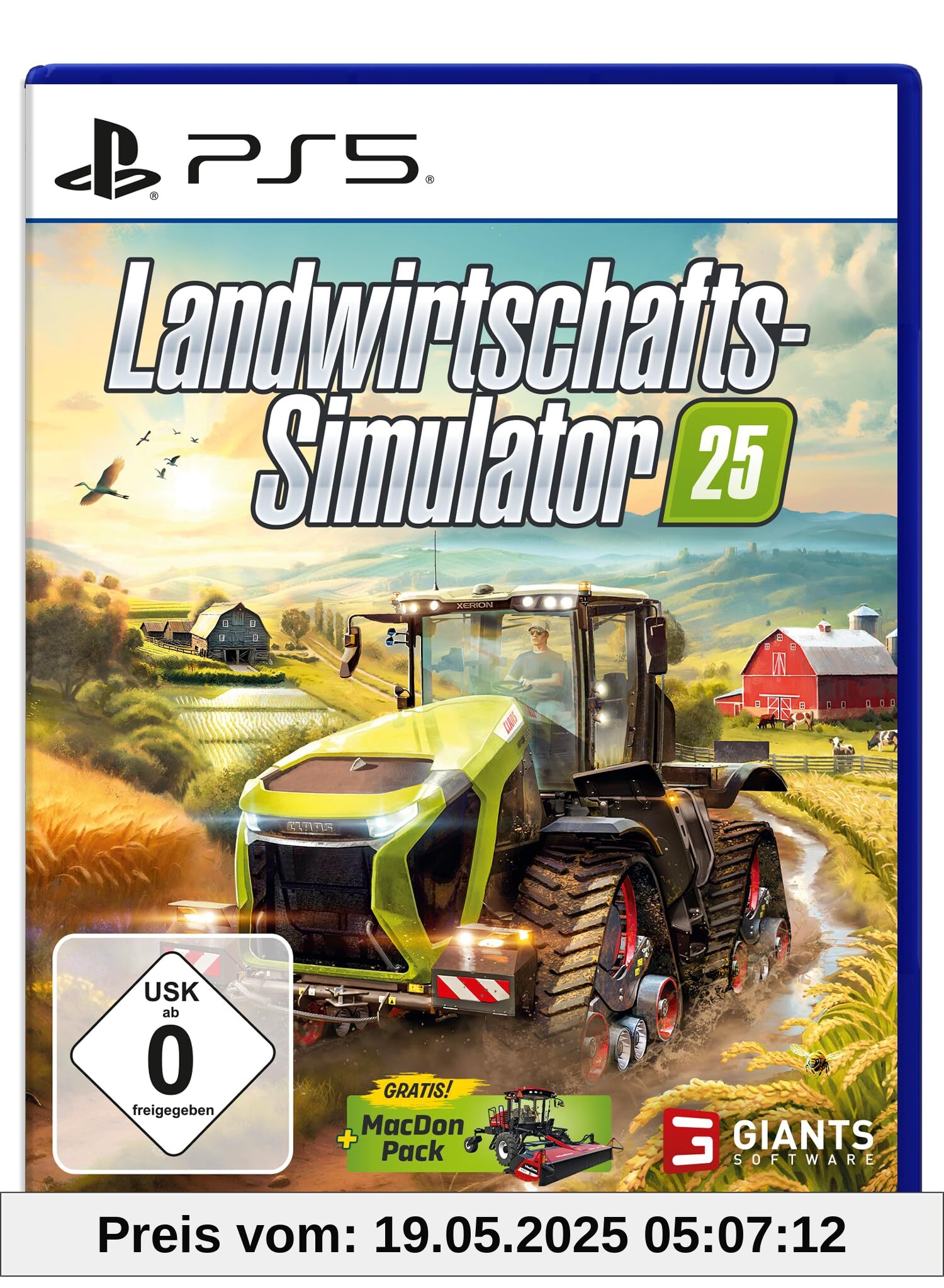 Landwirtschafts-Simulator 25,1 PS5-Blu-ray Disc: Für PlayStation 5 Landwirtschafts-Simulator 25,1 PS5-Blu-ray Disc: Für PlayStation 5 von Astragon