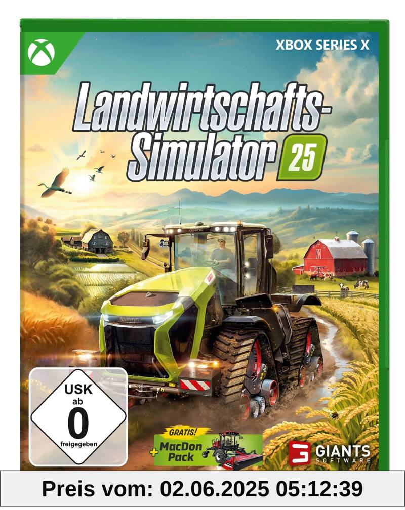 Landwirtschafts-Simulator 25,1 Xbox Series X-Blu-ray Disc von Astragon
