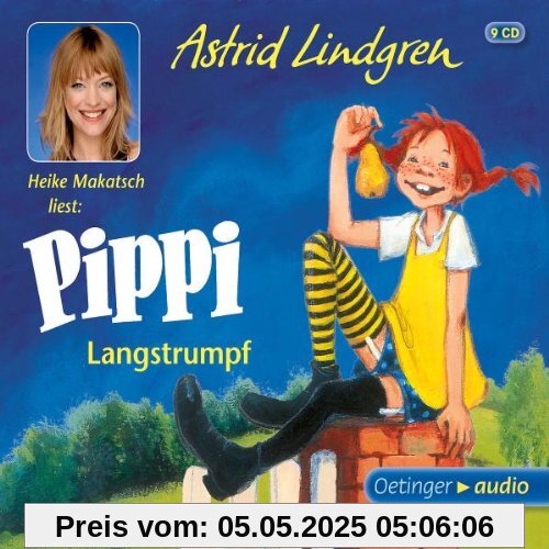 Pippi Langstrumpf, 9 Audio-CDs von Astrid Lindgren