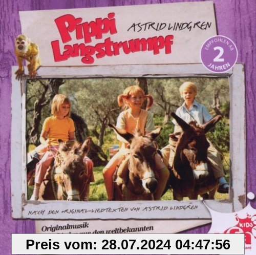 Pippi Langstrumpf Musik-CD von Astrid Lindgren