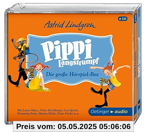Pippi Langstrumpf.die Große Hörspielbox von Astrid Lindgren