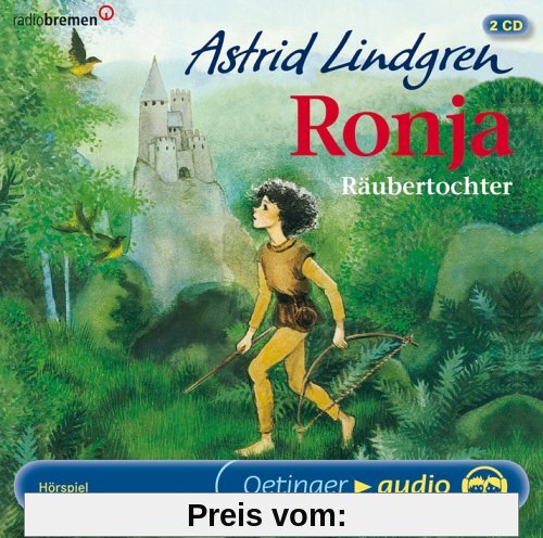 Ronja Räubertochter (2 CD): Hörspiel von Astrid Lindgren