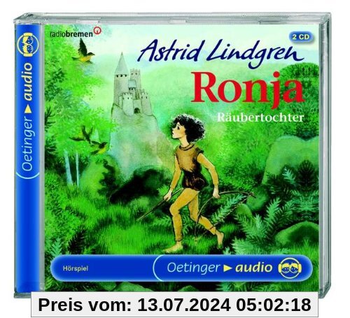Ronja Räubertochter. 2 CDs . In der Mattisburg / In der Bärenhöhle von Astrid Lindgren