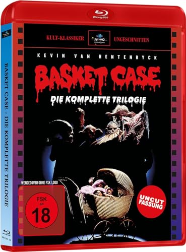 Basket Case 1-3 / 3 Filme auf einer BD - Rote BD Box [Blu-ray] von Astro Records & Filmworks