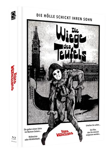 Nero Veneziano - Die Wiege des Teufels ( Schwarzes Venedig / Damned in Venice ) 3-Disc Mediabook Cover G incl. 24 Seitigem Booklet + Wendeposter + 4 x Picture-Cards Blu-Ray + DVD + CD Soundtrack von Astro Records & Filmworks