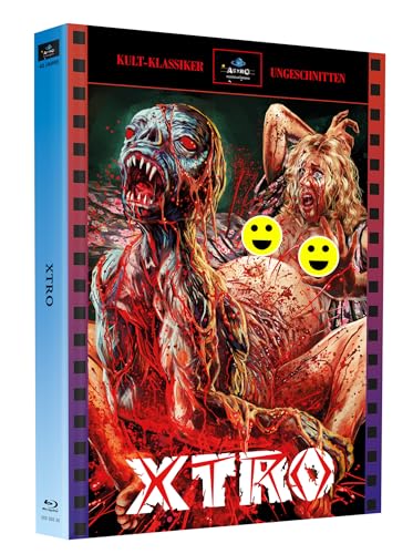 X-TRO - 3-Disc Limited Collectors Edition Mediabook - limitiert auf 111 Stück (2 BD + CD-Soundtrack) - Cover B - Wattiert von Astro Records & Filmworks