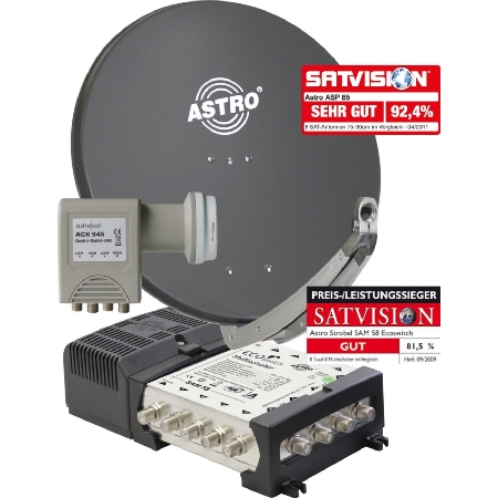 300 191  - Aktionspaket Ab aufs Dach digi Sat 8Teilnehmer 300 191 von Astro Strobel