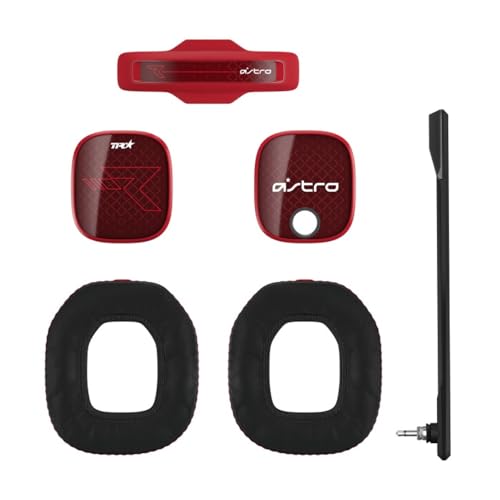 ASTRO A40 TR Gaming-Headset Mod-Kit, 3. Generation, Stimmisolierendes Mikrofon, Ohrpolster mit Geräuschunterdrückung, Gepolsterter Kopfbügel, Lautsprecher-Tags mit Geräuschisolierung - Rot ASTRO A40 TR Gaming-Headset Mod-Kit, 3. Generation, Stimmisolierendes Mikrofon, Ohrpolster mit Geräuschunterdrückung, Gepolsterter Kopfbügel, Lautsprecher-Tags mit Geräuschisolierung - Rot von Astro