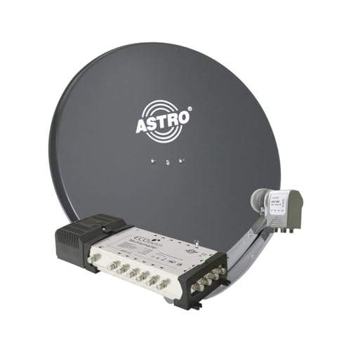 ASTRO ASP85APAKET12TLN Spiegel mit LNB und Multischalter 5/12 von Astro