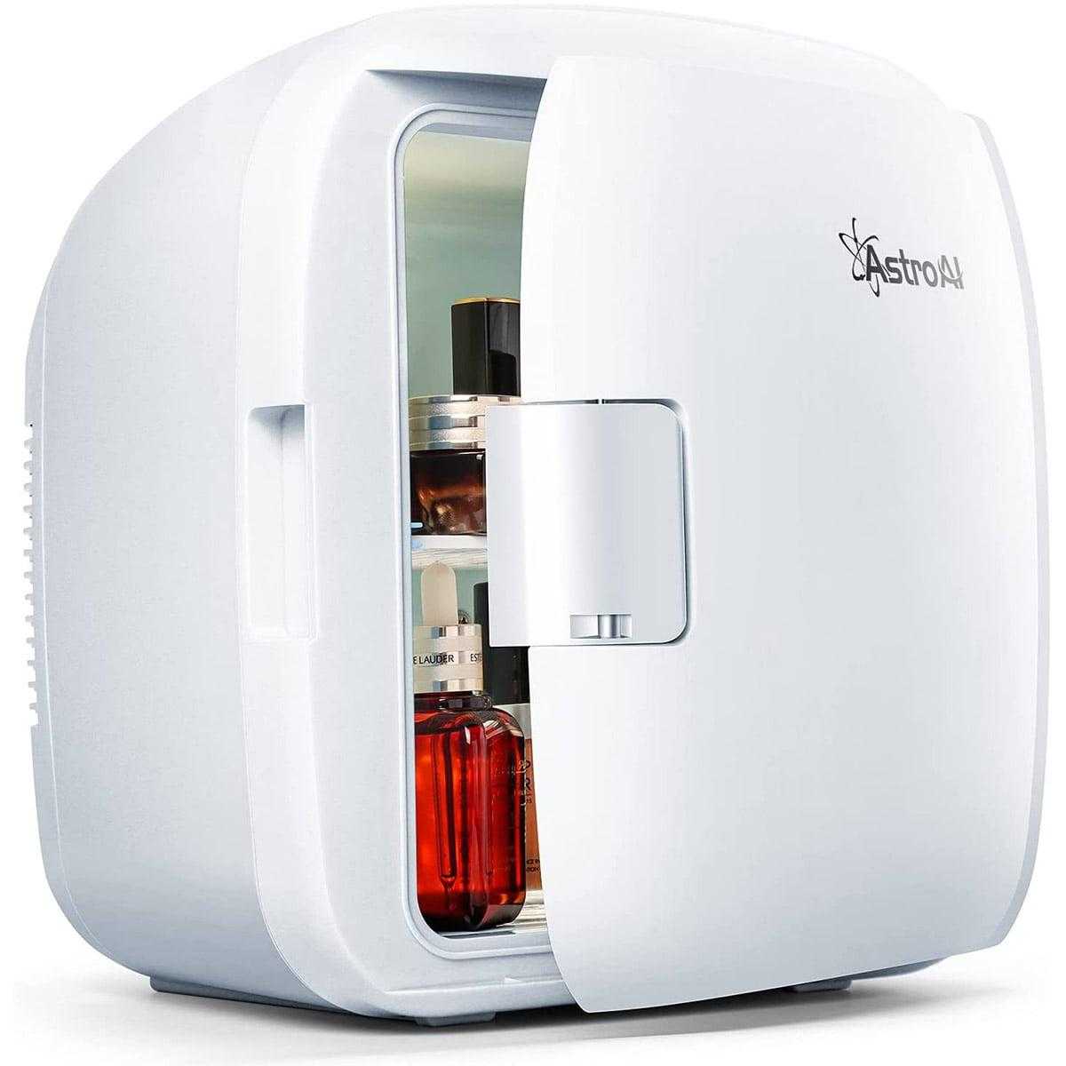 AstroAI 2in1 Mini-Kühlschrank 9 Liter (Kühl- und Heizfunktion tragbar für Auto & Büro Weiß) von AstroAI