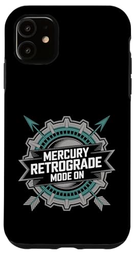 Merkur Rückläufiger Modus Auf Rückläufigkeit Hülle für iPhone 11 von Astrology Enthusiasts Retro Humor
