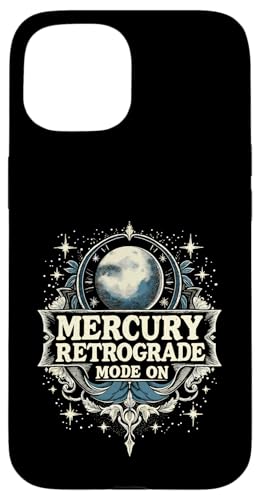 Merkur Rückläufiger Modus Auf Rückläufigkeit Hülle für iPhone 15 von Astrology Enthusiasts Retro Humor