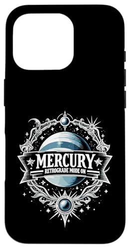 Merkur Rückläufiger Modus Auf Rückläufigkeit Hülle für iPhone 16 Pro von Astrology Enthusiasts Retro Humor