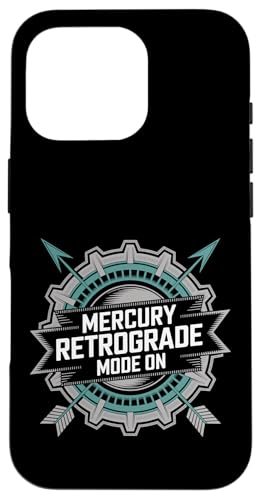 Merkur Rückläufiger Modus Auf Rückläufigkeit Hülle für iPhone 16 Pro von Astrology Enthusiasts Retro Humor