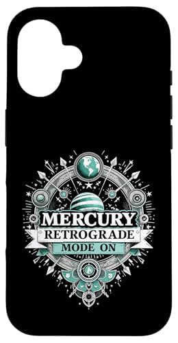 Merkur Rückläufiger Modus Auf Rückläufigkeit Hülle für iPhone 16 von Astrology Enthusiasts Retro Humor
