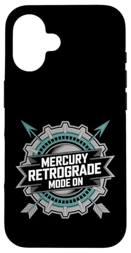 Merkur Rückläufiger Modus Auf Rückläufigkeit Hülle für iPhone 16 von Astrology Enthusiasts Retro Humor