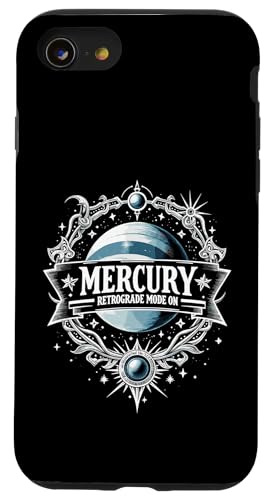 Merkur Rückläufiger Modus Auf Rückläufigkeit Hülle für iPhone SE (2020) / 7 / 8 von Astrology Enthusiasts Retro Humor