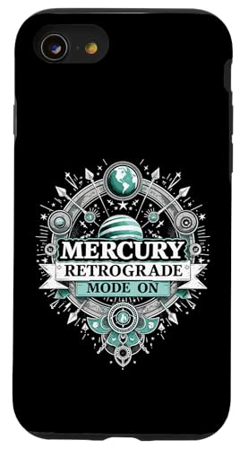 Merkur Rückläufiger Modus Auf Rückläufigkeit Hülle für iPhone SE (2020) / 7 / 8 von Astrology Enthusiasts Retro Humor