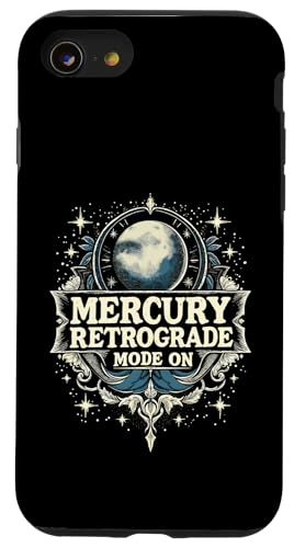 Merkur Rückläufiger Modus Auf Rückläufigkeit Hülle für iPhone SE (2020) / 7 / 8 von Astrology Enthusiasts Retro Humor