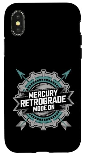 Merkur Rückläufiger Modus Auf Rückläufigkeit Hülle für iPhone X/XS von Astrology Enthusiasts Retro Humor