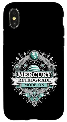 Merkur Rückläufiger Modus Auf Rückläufigkeit Hülle für iPhone X/XS von Astrology Enthusiasts Retro Humor
