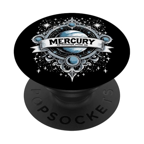 Merkur Rückläufiger Modus Auf Rückläufigkeit PopSockets Klebender PopGrip Merkur Rückläufiger Modus Auf Rückläufigkeit PopSockets Klebender PopGrip von Astrology Enthusiasts Retro Humor