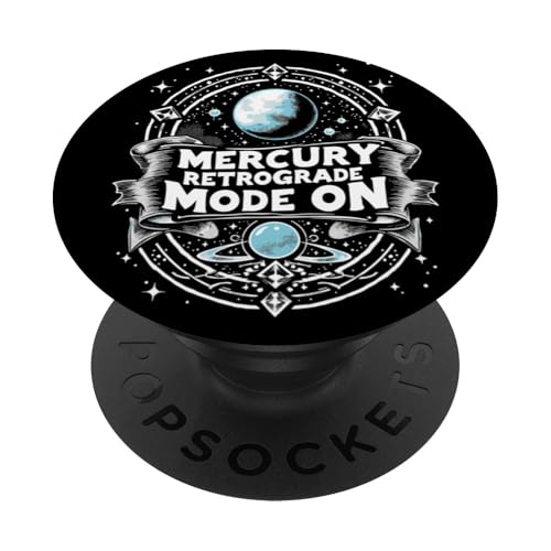 Merkur Rückläufiger Modus Auf Rückläufigkeit PopSockets Klebender PopGrip Merkur Rückläufiger Modus Auf Rückläufigkeit PopSockets Klebender PopGrip von Astrology Enthusiasts Retro Humor