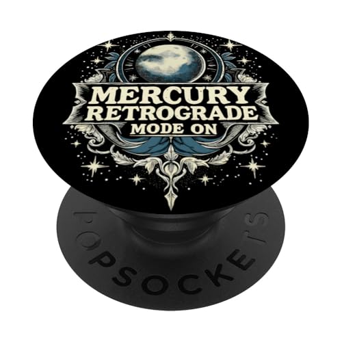 Merkur Rückläufiger Modus Auf Rückläufigkeit PopSockets Klebender PopGrip Merkur Rückläufiger Modus Auf Rückläufigkeit PopSockets Klebender PopGrip von Astrology Enthusiasts Retro Humor
