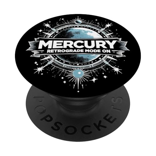 Merkur Rückläufiger Modus Auf Rückläufigkeit PopSockets Klebender PopGrip Merkur Rückläufiger Modus Auf Rückläufigkeit PopSockets Klebender PopGrip von Astrology Enthusiasts Retro Humor