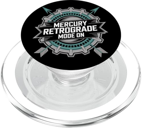 Merkur Rückläufiger Modus Auf Rückläufigkeit PopSockets PopGrip für MagSafe von Astrology Enthusiasts Retro Humor