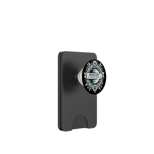 Merkur Rückläufiger Modus Auf Rückläufigkeit PopSockets PopWallet für MagSafe von Astrology Enthusiasts Retro Humor