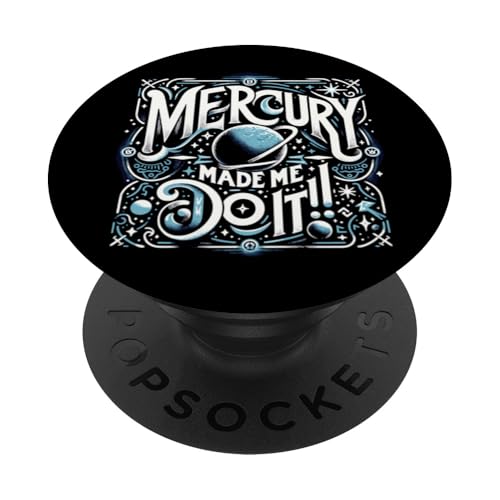 Merkur hat mich dazu gebracht Retrograding PopSockets Klebender PopGrip Merkur hat mich dazu gebracht Retrograding PopSockets Klebender PopGrip von Astrology Enthusiasts Retro Humor