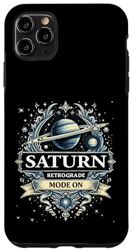 Saturn Rückläufiger Modus Bei Rückläufigkeit Hülle für iPhone 11 Pro Max von Astrology Enthusiasts Retro Humor