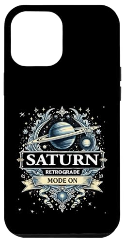 Saturn Rückläufiger Modus Bei Rückläufigkeit Hülle für iPhone 12 Pro Max von Astrology Enthusiasts Retro Humor