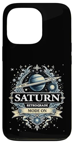 Saturn Rückläufiger Modus Bei Rückläufigkeit Hülle für iPhone 13 Pro von Astrology Enthusiasts Retro Humor