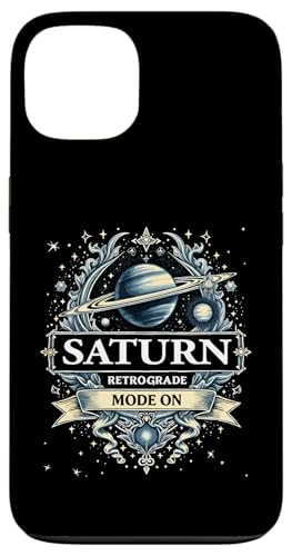 Saturn Rückläufiger Modus Bei Rückläufigkeit Hülle für iPhone 13 von Astrology Enthusiasts Retro Humor