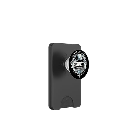Saturn Rückläufiger Modus Bei Rückläufigkeit PopSockets PopWallet für MagSafe von Astrology Enthusiasts Retro Humor